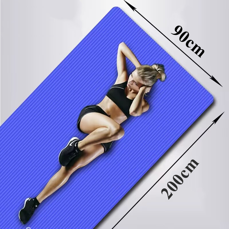 Pilates Yoga Matte - Толстый тренировочный коврик для йоги 200x90x1