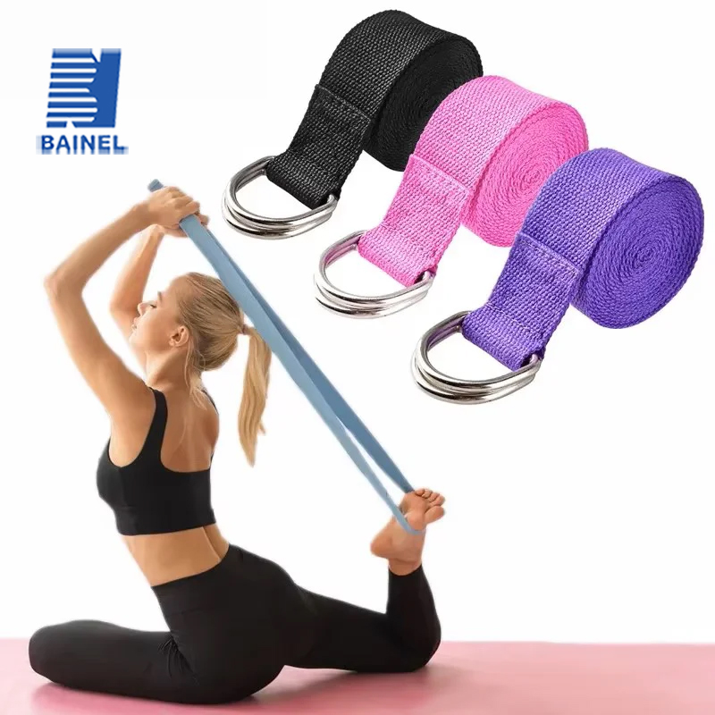 Pilates Yoga Ring Exercises - 183*3,8 см ремень для йоги, хлопковый