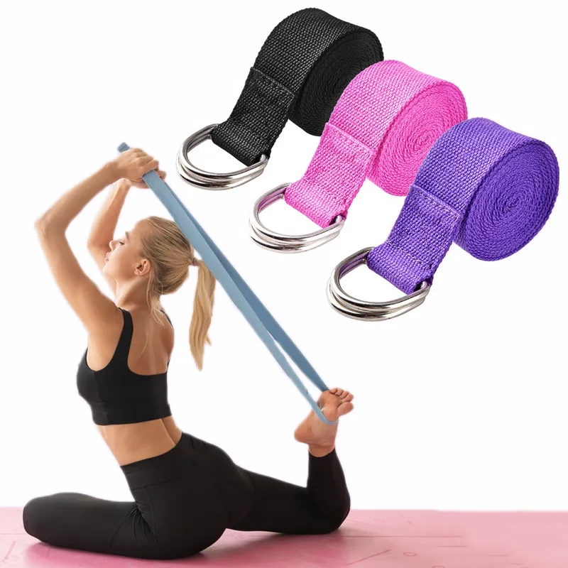 Pilates Yoga Ring Exercises - 183*3,8 см ремень для йоги, хлопковый