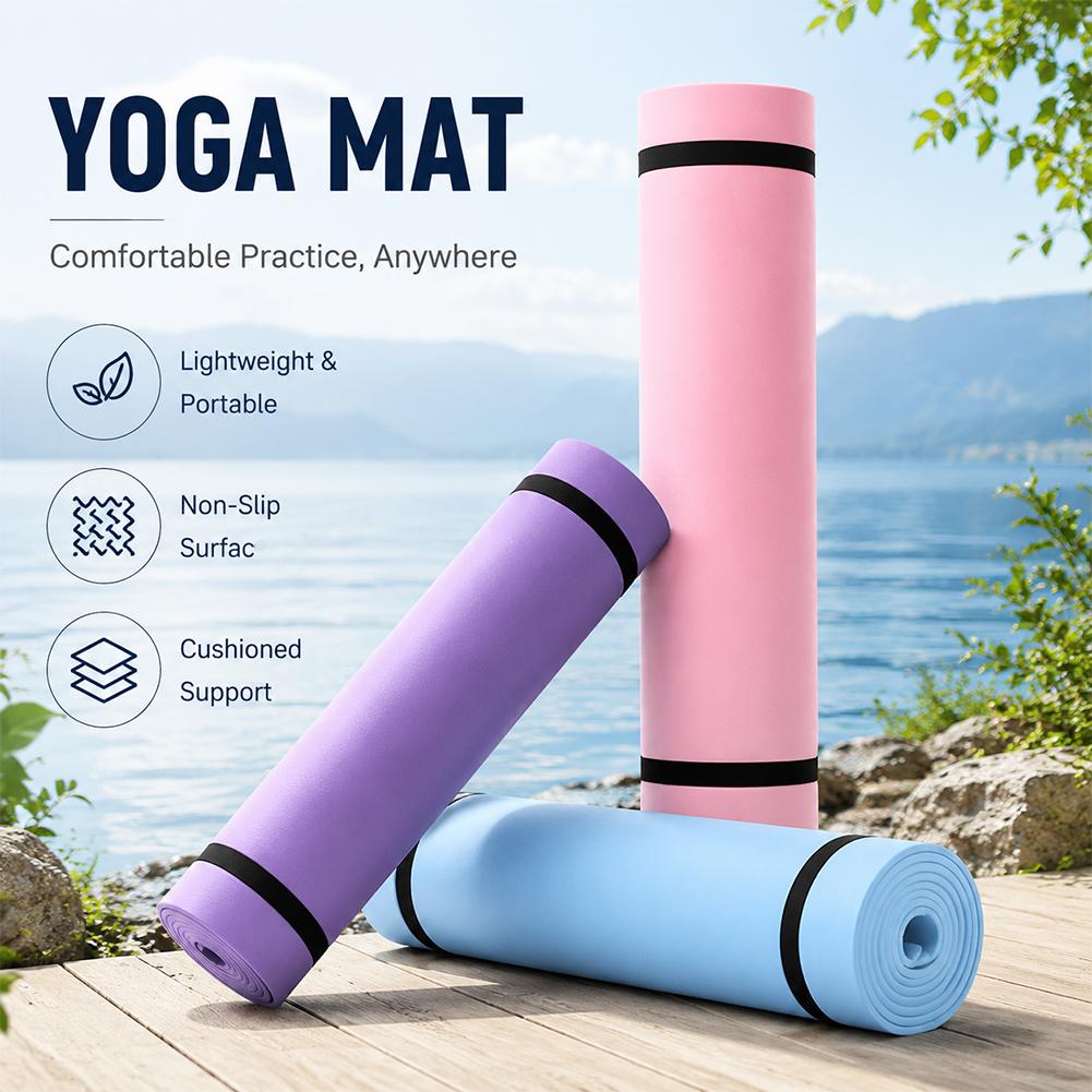 Pilates Yoga Matte - 1/2 шт. толстый коврик для йоги,
