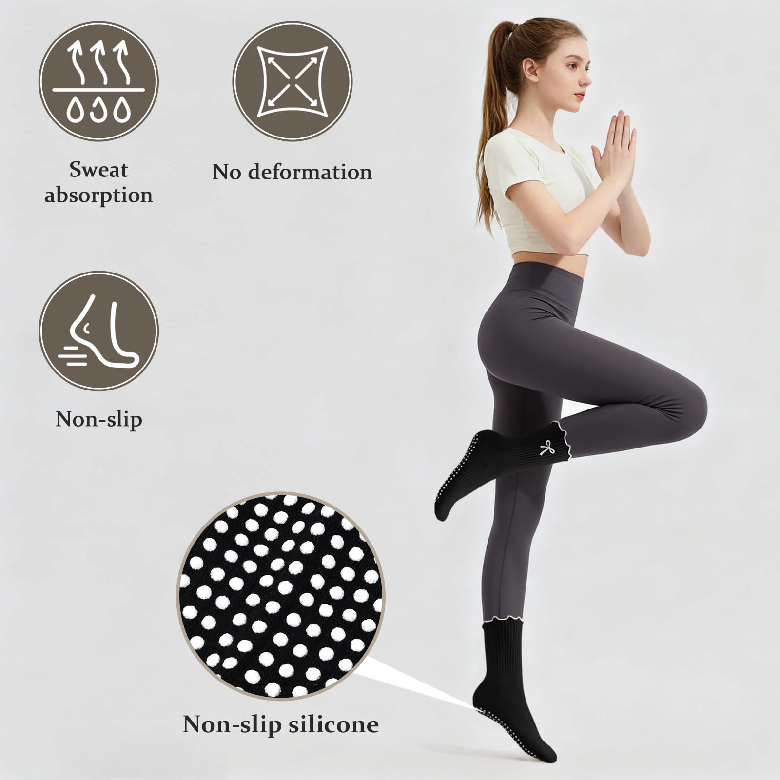 Нескользящие носки для пилатес – обзор и цена Youtube Yoga Pilates
