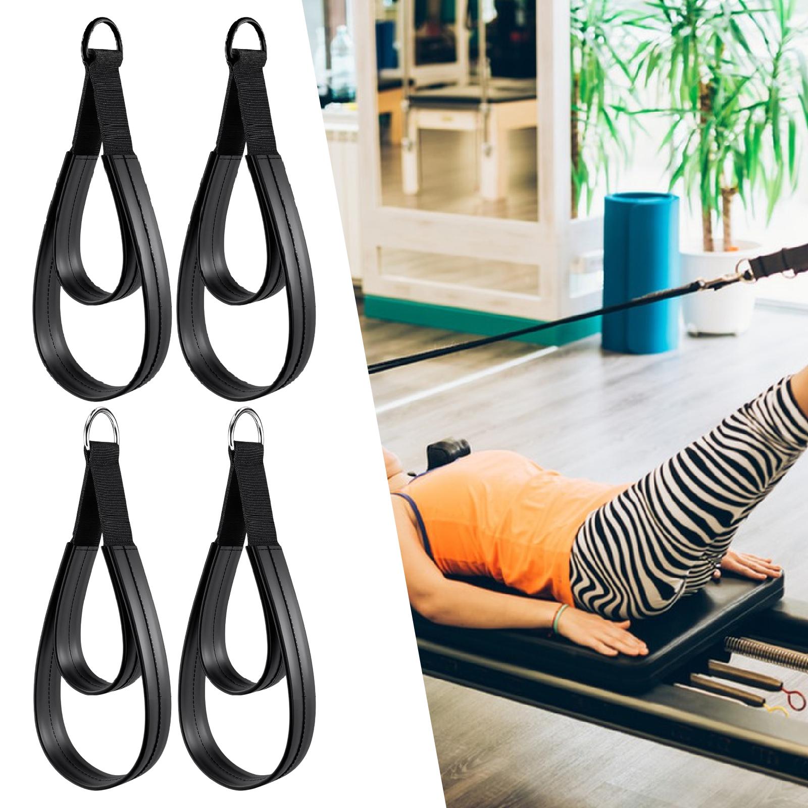 2x D-образные кольца, ремешок  – обзор и цена Pilates Yoga Ring Exercises