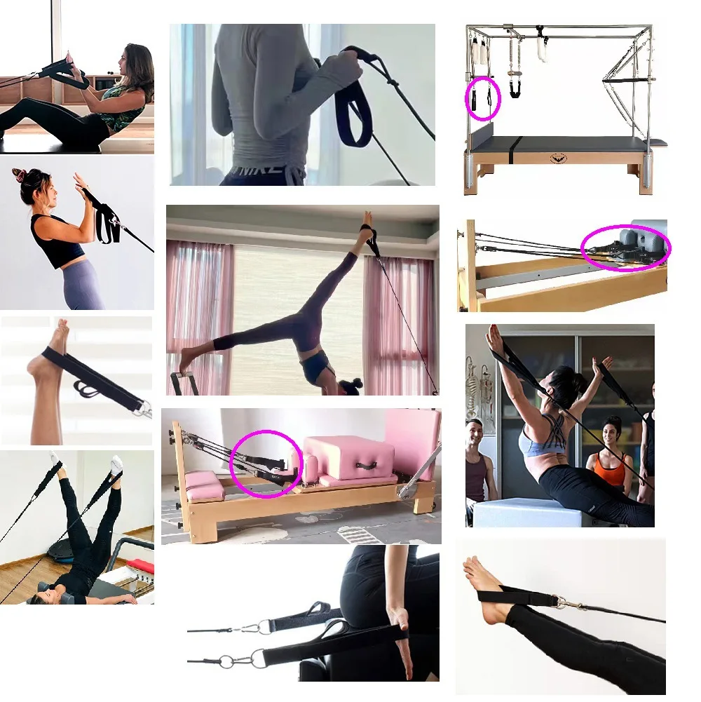 Эластичный ремень для йоги и п – обзор и цена Pilates Yoga Ring Exercises