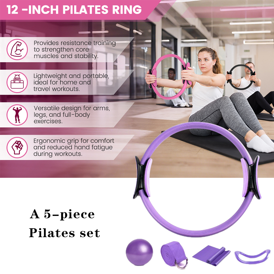 Индивидуальный логотип, 5 пред – обзор и цена Pilates Yoga Ring Exercises