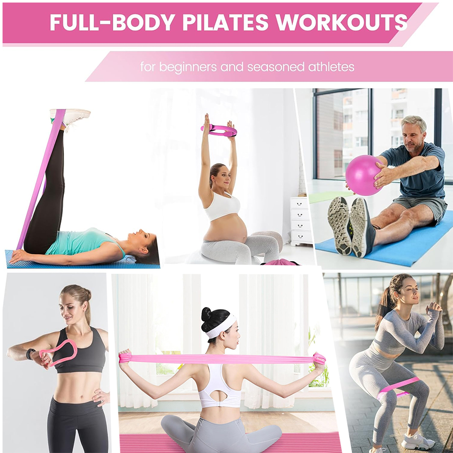 Индивидуальный логотип, 5 пред – обзор и цена Pilates Yoga Ring Exercises