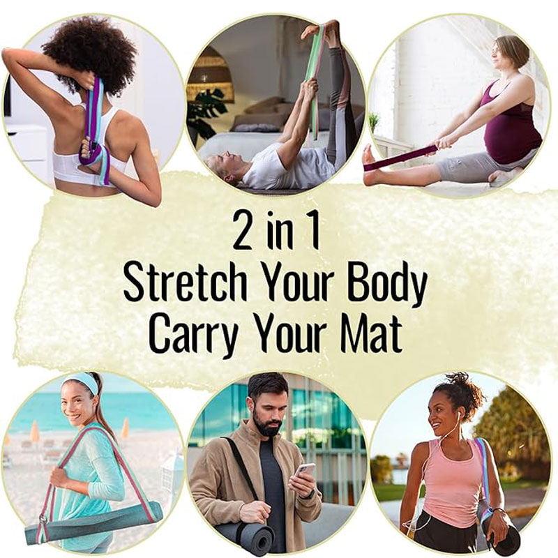 Регулируемый нескользящий реме – обзор и цена Pilates Yoga Matte